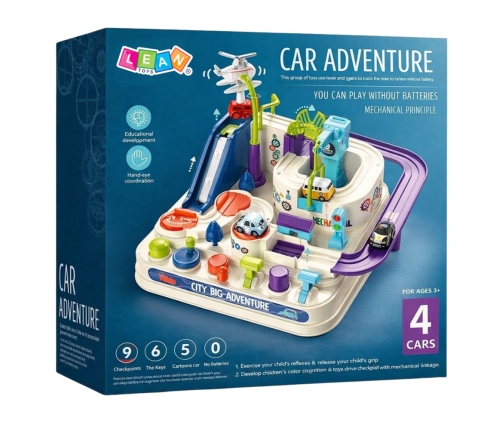 Obstacle Course Interactive Parking For Children Four Cars