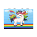 Art Set in a Suitcase with a Unicorn Blue 150 Pieces