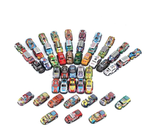 Set of Car Springs Cars With Drive Colorful 25 Pieces