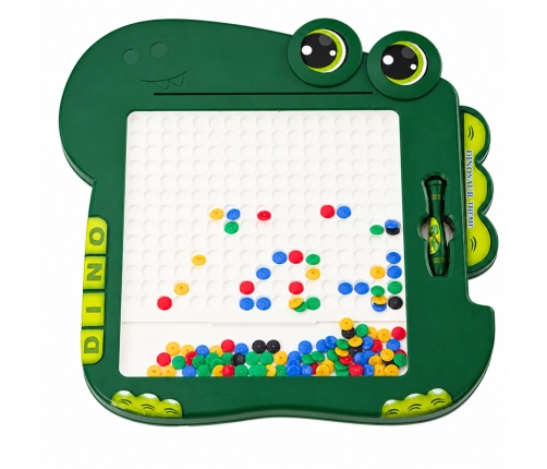 Dinosaur Educational Magnetic Board Table Pad Puzzle Green