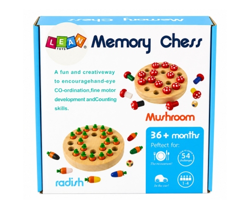 Family Memory Game Carrots Wooden