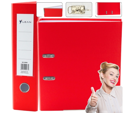 A4 dokumentu mape Red