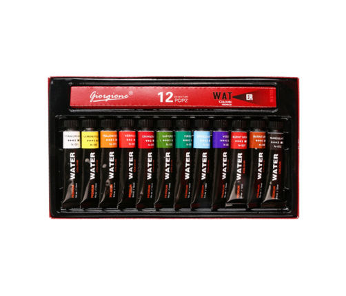 Набор акриловых красок в тюбиках 12 шт.