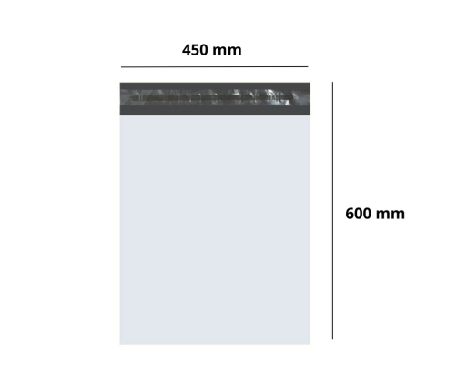 Polietilēna Paciņu Maisiņi – 100 Gab., 450x600 mm