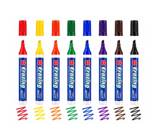 Set of 8 Colored Whiteboard Markers