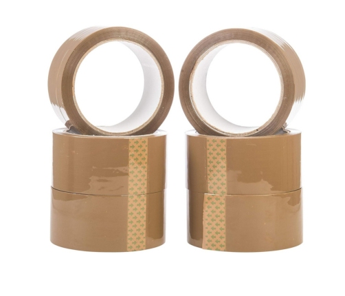 Brown Synthetic Rubber Packing Tape 48MM*50M 50Yd Strong