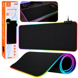 Keyboard Mouse Pad with LED Lighting 30x80cm