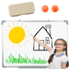 Magnetic Dry Erase Board Sponge 2 Magnets 45x60cm Magnetic Dry Erase Board Sponge 2 Magnets 45x60cm