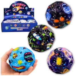 Космический мячик с углублениями Space 7cm