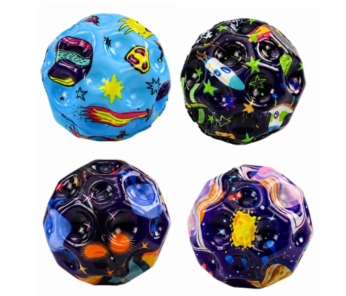 Космический мячик с углублениями Space 7cm