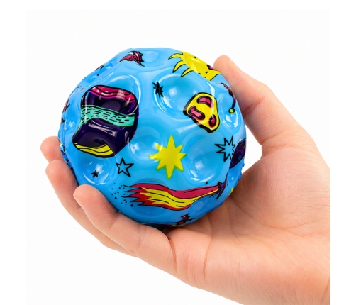 Космический мячик с углублениями Space 7cm