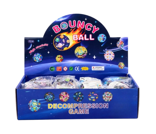 Космический мячик с углублениями Space 7cm