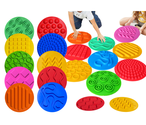 Silicone Discs Sensory Boards Colorful 10cm