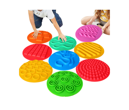 Silicone Discs Sensory Boards Colorful 10cm