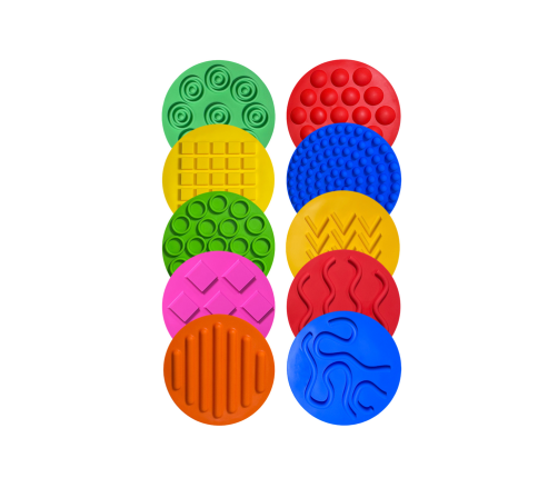 Silicone Discs Sensory Boards Colorful 10cm