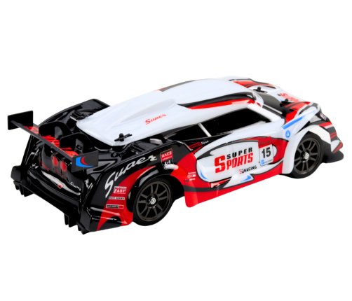 Радиоуправляемая машина Drift Interchangeable Wheels White and Red