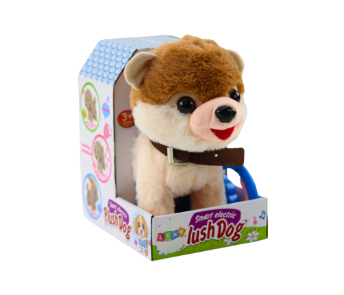 Интерактивная собака на поводке