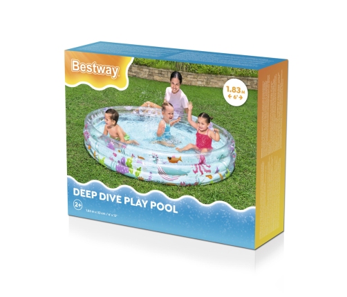 Sea World Inflatable Pool 183 x 33 cm Bestway 51005