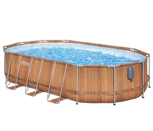 Bestway 56719 Power Steel Frame Pool 610 x 366 x 122 cm