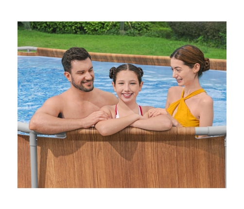 Bestway 56719 Power Steel Frame Pool 610 x 366 x 122 cm