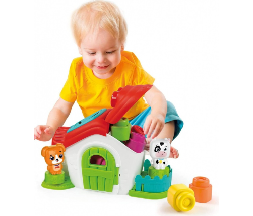 Sensory Farm House With Clementoni Blocks 17767