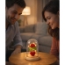 Eternal Rose in Dome with LED Lighting Red with Heart 14x8cm
