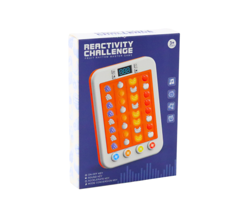 Electronic Rhythmic Game Fruit Lights Sounds Pink