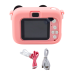 Digital Camera For Kids Mouse Pink 48Mpx HD 1080P