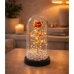 Eternal Rose In Glass Crystal LED Lighting Balls Red 21x11cm