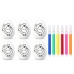 Easter Styrofoam Eggs For Painting Markers Markers Hen 6pcs