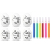 Easter Styrofoam Eggs For Painting Markers Markers Roosters 6pcs