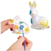 Easter Set Styrofoam Eggs 9pcs Bunny Figurine Paints