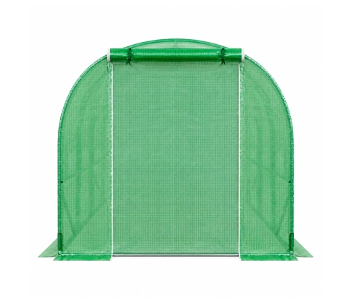 Foil Tunnel Garden Greenhouse 2x3 6m2 Green for Vegetables Frame