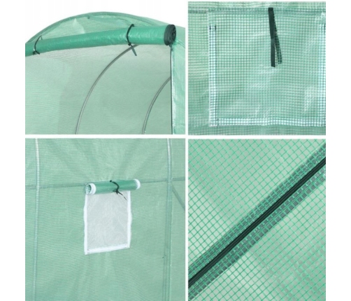 Foil Tunnel Garden Greenhouse 4x2.5x2m Foil 10m² UV-4 Premium