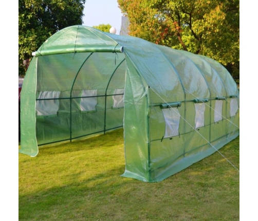 Foil Tunnel Garden Greenhouse 4x2.5x2m Foil 10m² UV-4 Premium