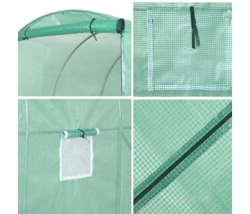 Foil Tunnel Garden Greenhouse 6x3x2m Foil 18m² UV-4 Premium