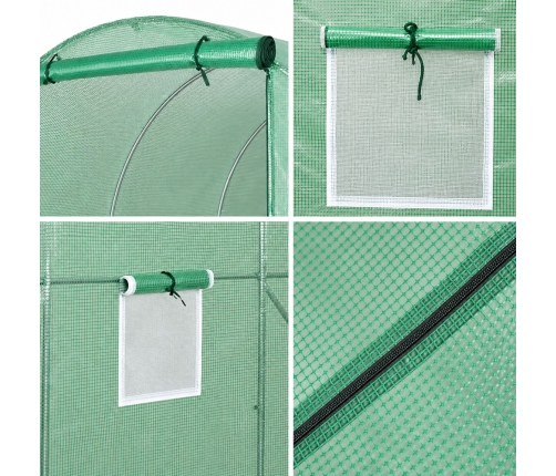 Foil Tunnel Garden Greenhouse 6x3x2m Foil 18m² UV-4 Premium