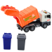 Garbage Truck Garbage Bins Lights Sounds Orange 1:14