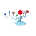 Set of Creative Planets for assembly and painting