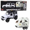 Off-road Vehicle with Horse Trailer, Figure, Lights, Sounds