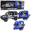 Police Off-Road Vehicle with Horse Trailer, Lights and Sounds Police Off-Road Vehicle with Horse Trailer, Lights and Sounds