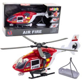 Fire Department Helicopter Hook Stretcher Lights Sounds 1:14