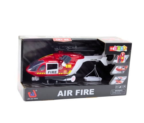 Fire Department Helicopter Hook Stretcher Lights Sounds 1:14