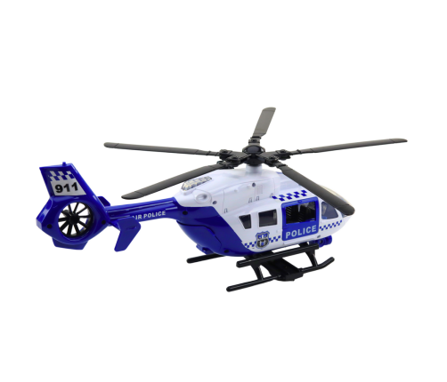 Police Helicopter Hook Stretcher Lights Sounds 1:12