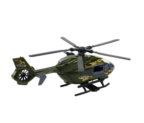 Military Helicopter Military Hook Stretcher Lights Sounds 1:12