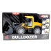 Bulldozer Construction Excavator Lights Sounds Moving Bucket Yellow