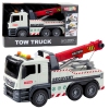 Construction Truck with Adjustable Crane Lights and Sounds White Construction Truck with Adjustable Crane Lights and Sounds White