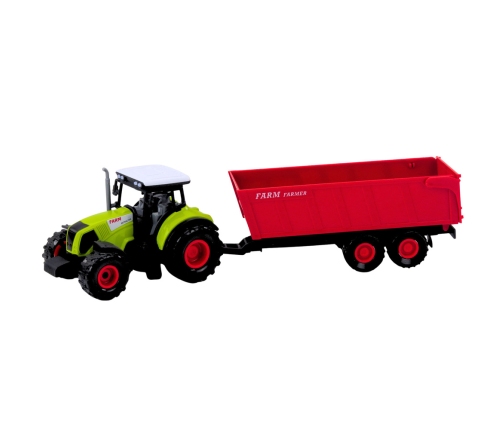 Set Truck Tractor with Trailer Lights and Sounds Red