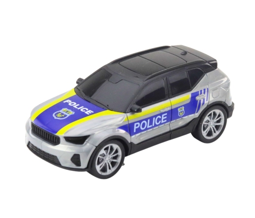 Police Helicopter Car Set with Moving Lights and Sounds