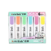 Set of Markers Highlighters School Office Pastel 6pcs